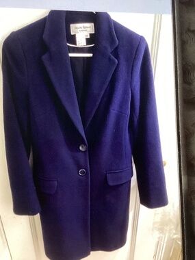 Navy Blue Helene Berman Coat